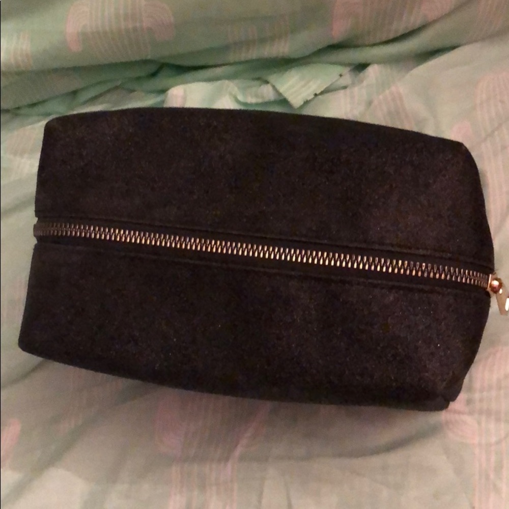 Small sparkle makeup bag